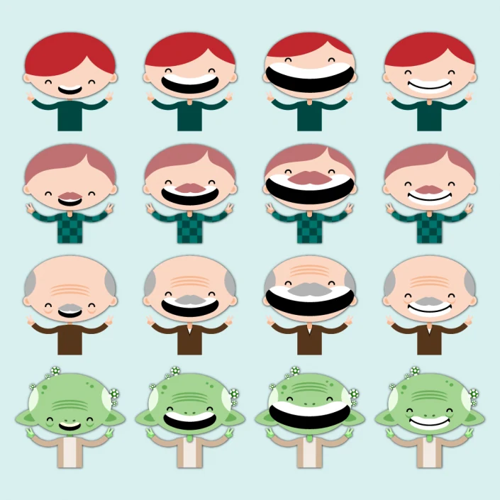 Main character design for Healthy Child video game