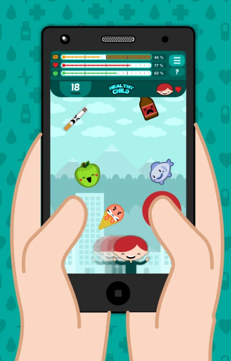 Healthy Child Gameplay screen