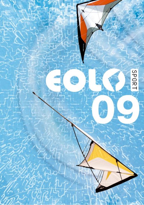 Eolo-Sport stunt pro kites cover graphic design artwork